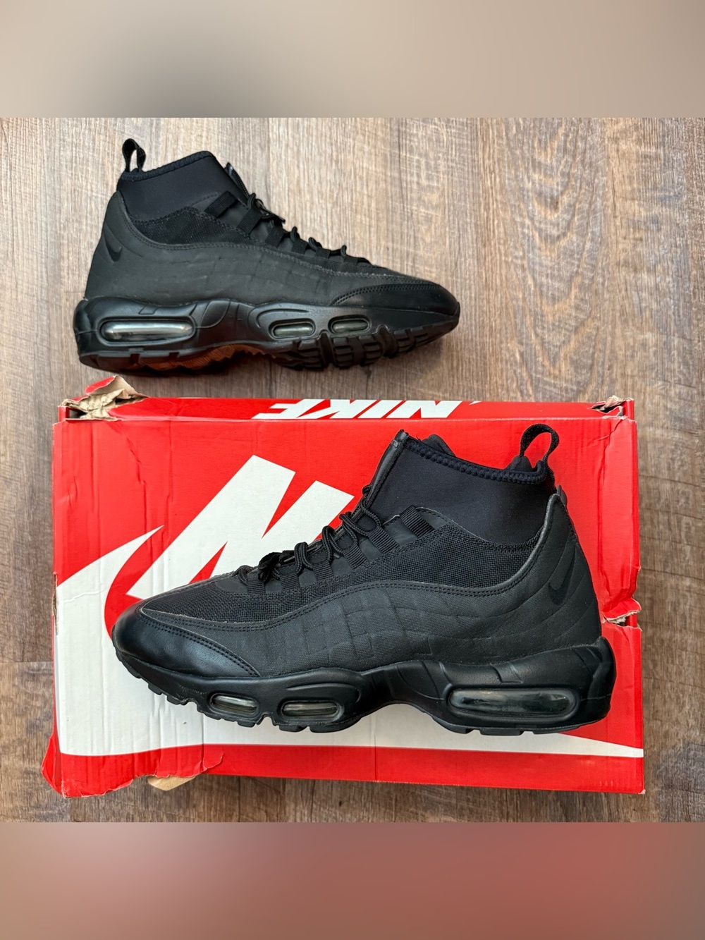 Nike Air Max 95 Sneakerboot Triple Black
